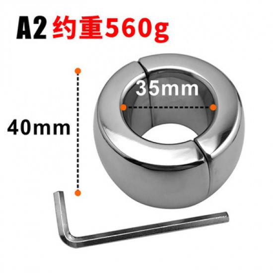 Metal Stainless Steel Scrotum Pendant Bondage Ring Penis Weight Bearing Ring Penis Delay Ring Adult Sex Product Toy