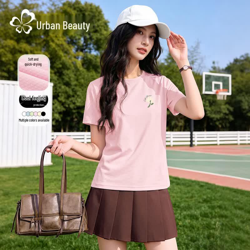 Women s Quick-Dry Ice Silk Training T-Shirt S