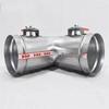 Supapă de aer manuală tip Y cu 3 căi Jundingying de 110 mm