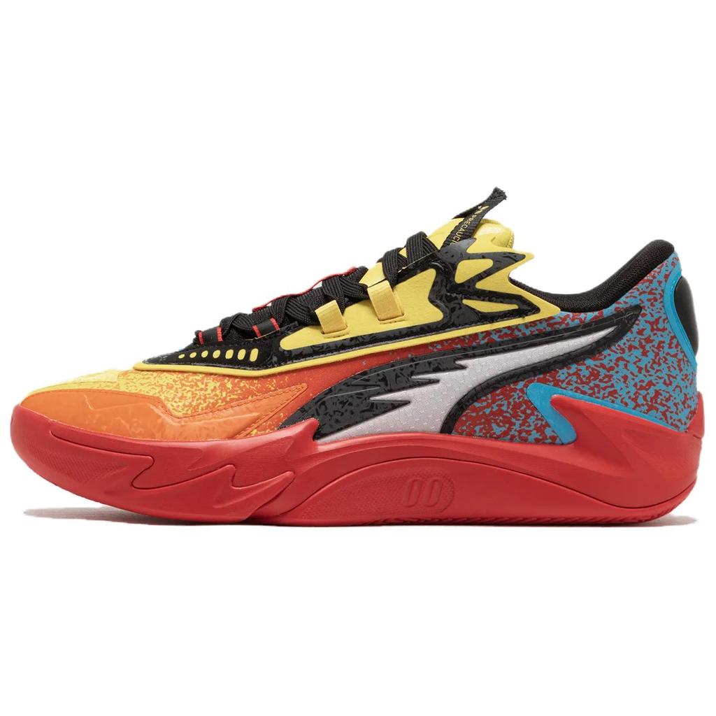 Puma Scoot Zeros 2 Caution Unisex Sneakers Multi-Color Rickie-Orange Speed-Yellow 310843-01