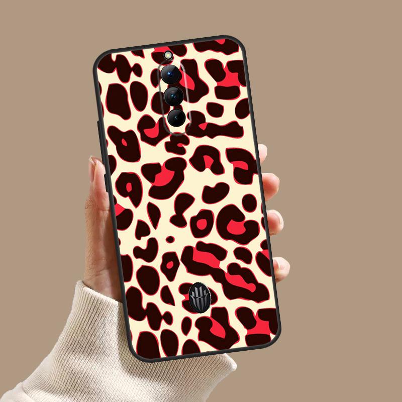 

CAMOUFLAGE LEOPARD PRINT Case For ZTE Nubia Red Magic 11 10S 9S 8S 8 9 10 Pro Plus 6 7 6S 7S Pro 5G 6R 10 Air Cover Red Magic 7 Pro