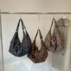 Simple Nylon Casual Large Capacity Leopard Print Crossbody Bags High-quality Shoulder Bags Zipper Fashion Commute