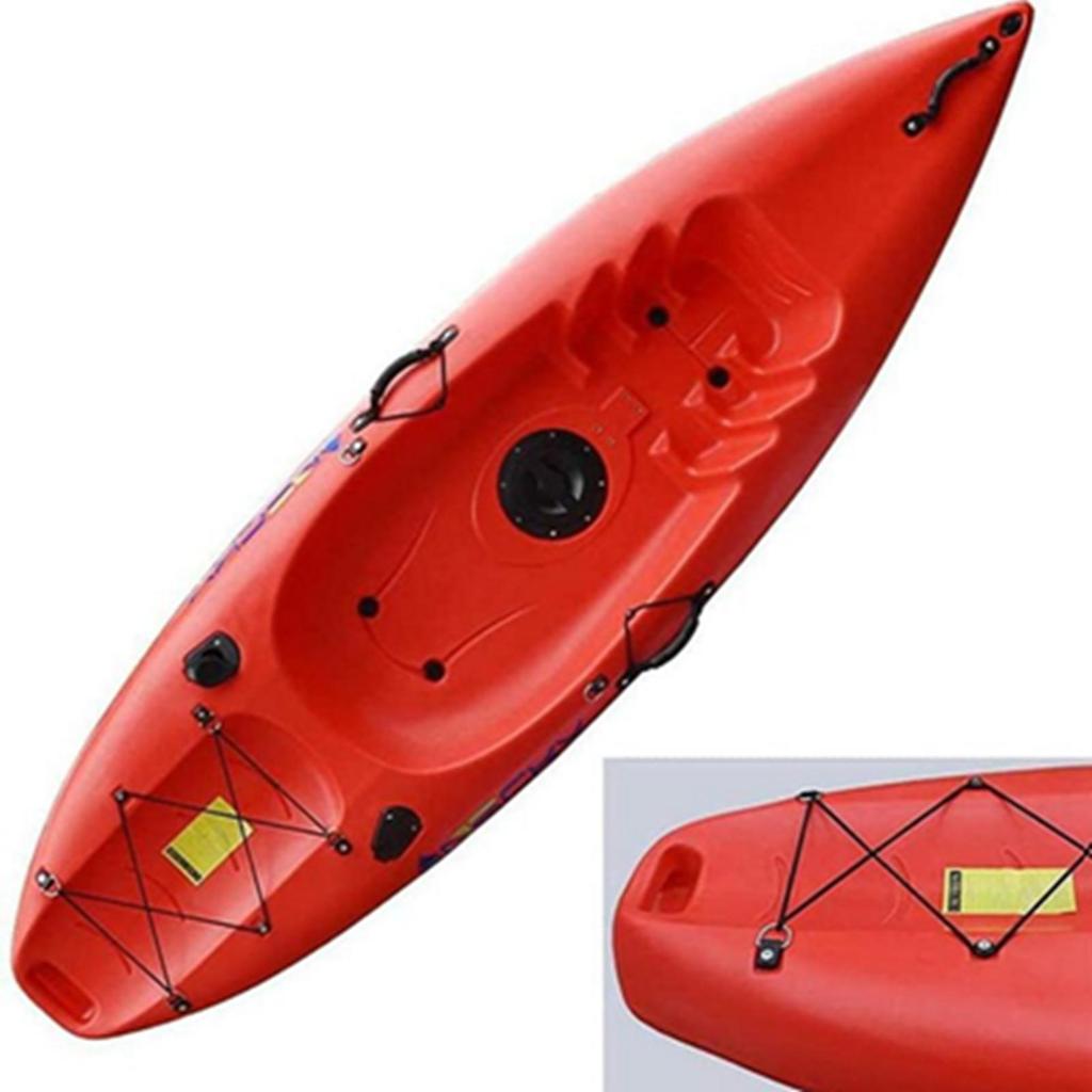 Kayak D Rings Buckles Lightweight Rope Buckle Safety Tie Down Loop, Deck Fitting Accessory