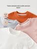 Baby Soft Velvet Long Sleeve T-shirt: Autumn/Winter Base Layer for Boys & Girls