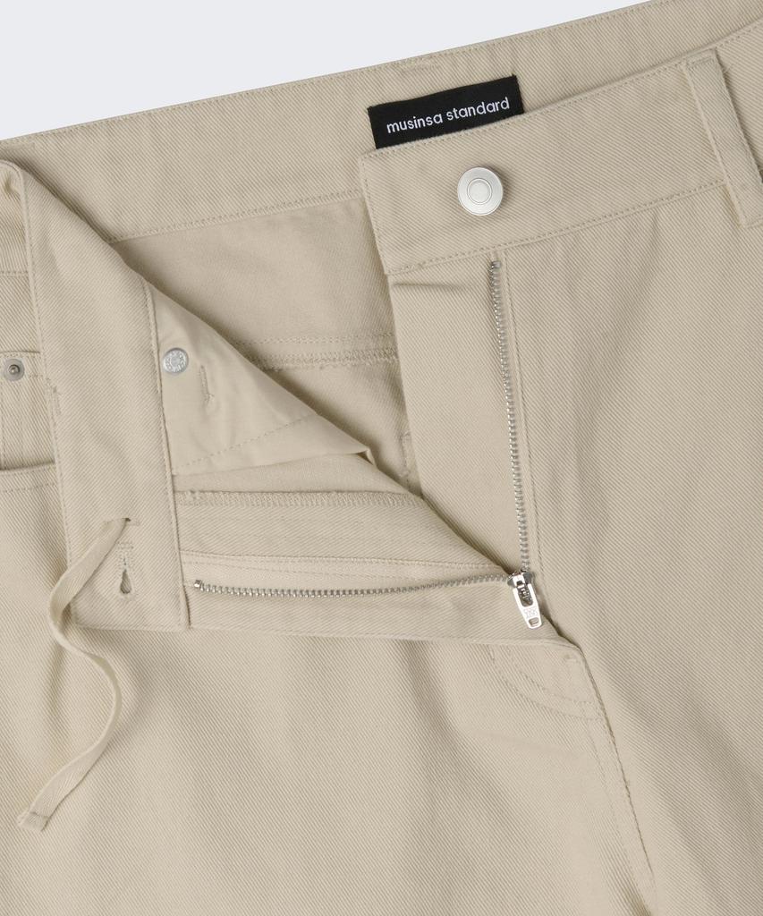 MUSINSA STANDARD WOMAN Women'S Cotton Extra Wide Pants [Light Beige]