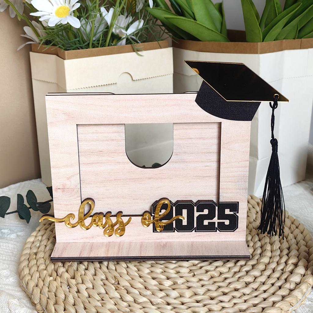 Three Dimensional 2025 Graduation Season Wooden Holiday Decoration Ornaments Graduation Season Gifts