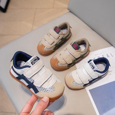 Jungen Sportschuhe, Einzelmesh, Mädchen Weichsohle, Mittel bis klein Kinder Babyschuhe, Atmungsaktive und lässige Board-Schuhe