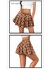 European & American Style Plaid Pleated Milk Silk Cheerleader Skirt