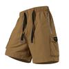 Outdoor IJszijde Ademend Lichtgewicht Sneldrogende Sportshorts voor Mannen Zomer Losse Werkkleding Stijl Vijfkwartbroek