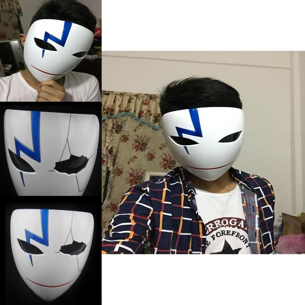 Versatile Darker Than Black Hei Li Shenshun Mask Ideal For Halloween Parties And Cosplay