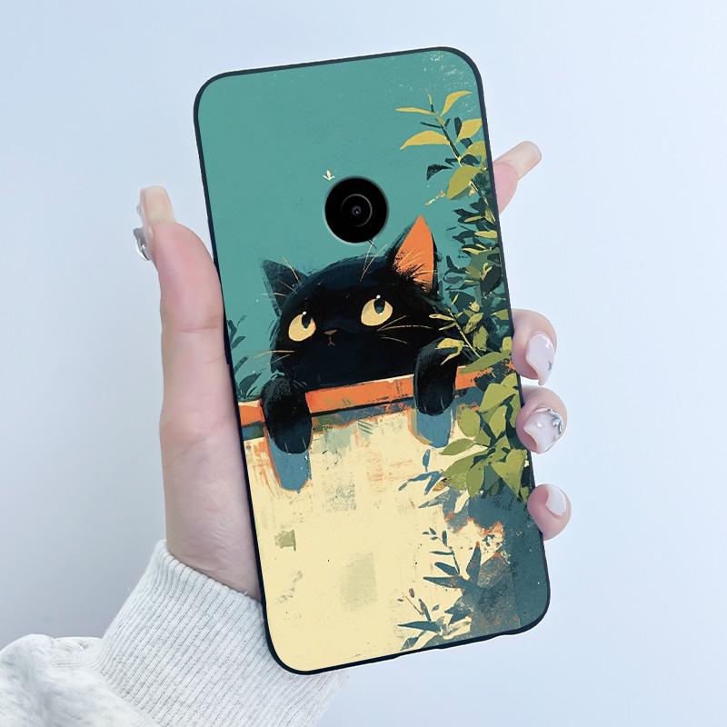 Cute Case For Nokia 110 4G 2023 Fundas Capa Printing Shell Protective Cover Soft Silicone Cartoon Phone Casing Coque
