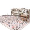 Flower & Plant Design Stain-Resistant Living Room Carpet - Easy-Care, In Stock