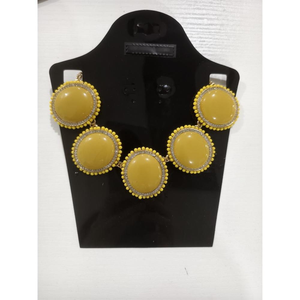 Heavy Metal Jewelry Set Temperament Geometric Ring Glossy Collar Exaggerated Irregular Bracelet Ring