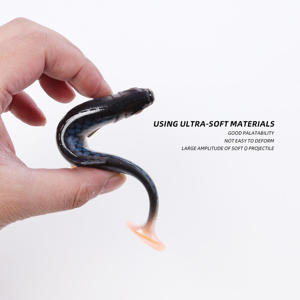 3D Eye Soft Swimbait Soft Bait T Tail Soft Baits Wobblers Simulation Fishing Lure Saltwater