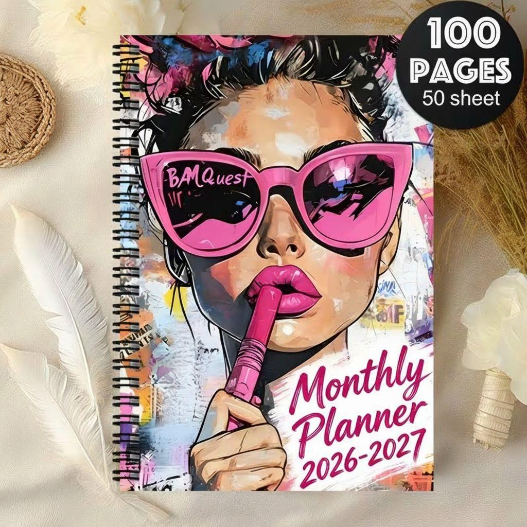 A5 Annual Plan Notebook Sketch Book Spiral Coil Book Diary Note Book