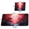Starry Sky Moon Mouse Pad Large Computer Game Table Mats XXL Rubber -slip Gaming Keyboard Mousepads Long Desk Pads