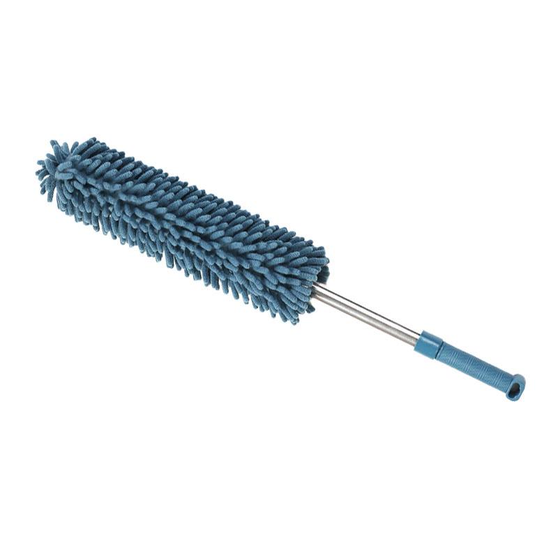 Hand Duster Detachable Washable Chenille Stainless Steel Extendable Cleaning Hand Duster for Home