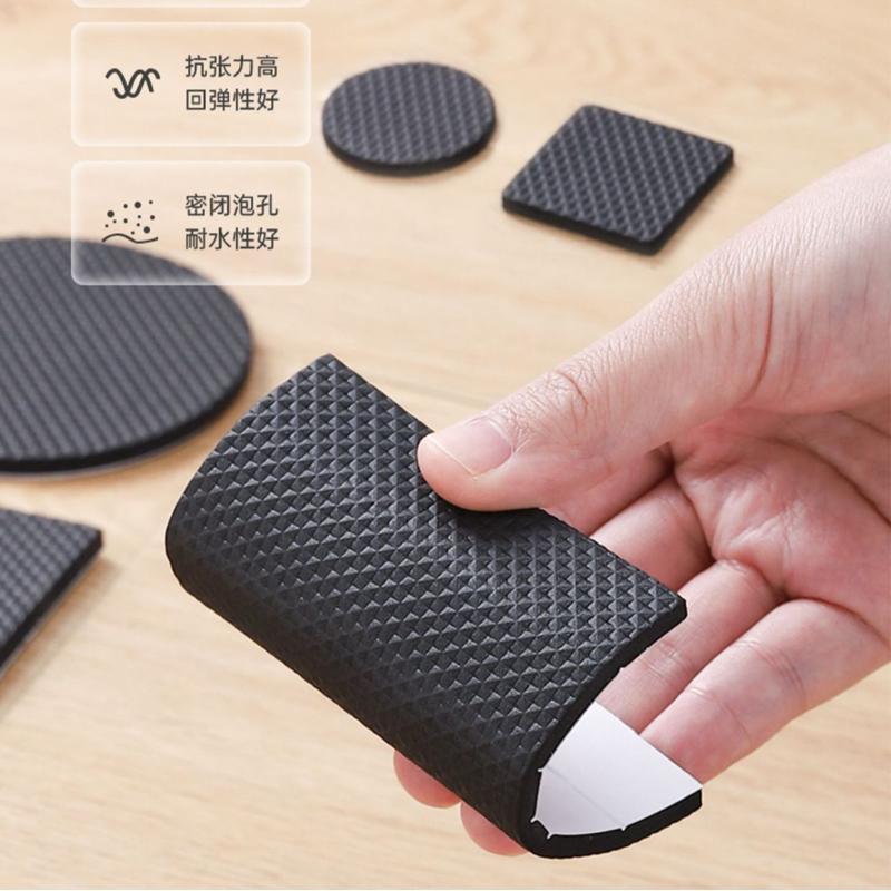 Self-Adhesive Furniture Foot Pad Felt Pads for Chairs Furniture Leg Protectors 5mm Thick Pads Anti-slip Anti-Scratch&Noise Pad