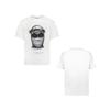 Zomer platte print kleding ronde hals casual katoenen kleding korte mouwen straat losse trend tops unisex mode
