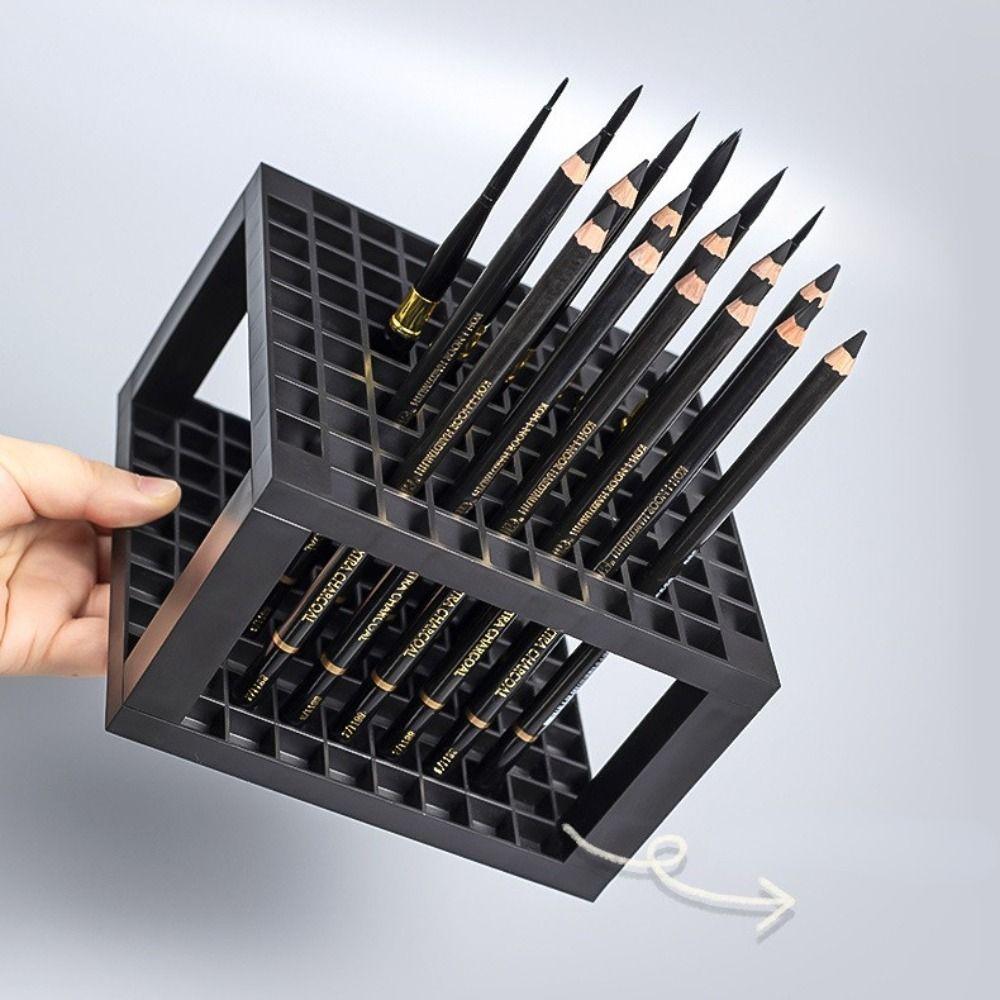 Gallery Makeup Brush Art Brushes Organizer Pigment Pen Pencils Holder Paint Brushes Storage Rack