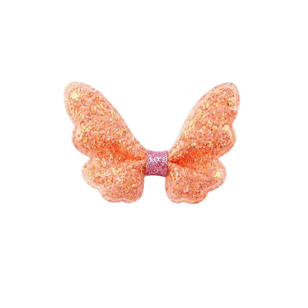 Glitter Mini Butterfly Hair Clips for Baby Girls Sparkly Colorful Hair Accessories Women Cute Small Tiny Clips Hair Accessories