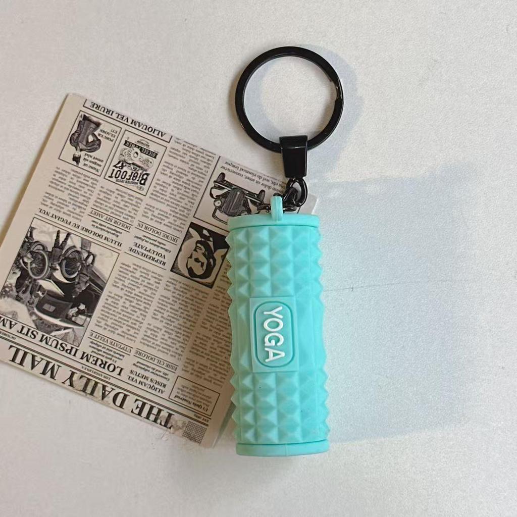 Eco Mini Gummi Pickleball Schläger Schlüsselanhänger - Sportrucksack Anhänger