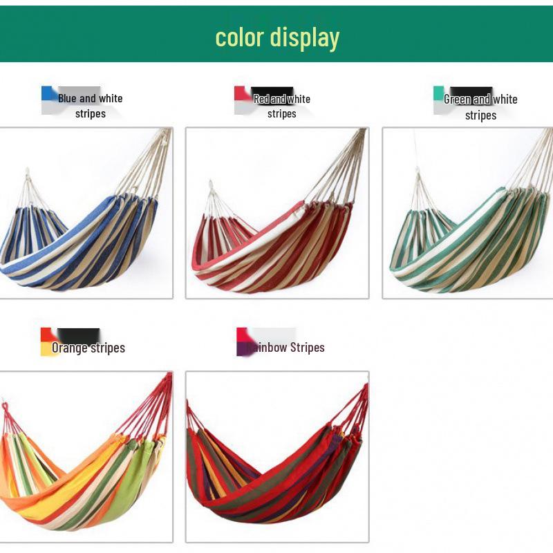 Outdoor Wind Hammock: Summer Swing, Indoor/Outdoor Tassel Hanging Net, Picnic & Camping Set