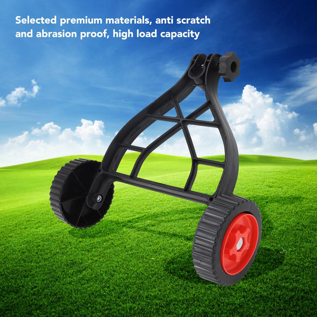 String Trimmer Wheel High Efficiency Labor Saving Lawn Trimmer Support Wheels for Auxiliary Attachment