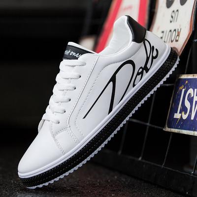 Herren Bequeme Skateboard Schuhe Mode All-Match Leder Atmungsaktive Sneaker Outdoor Herren Freizeit Sneaker Tenis Masculino