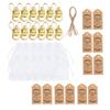 12 Pieces Feeder Keychains Bottle Openers for Baby Shower Souvenirs with Thank You Label Handmade Gift for Guests