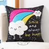 Cartoon Animation Patterns Throw Pillow Cover With Short Plush Print For Living Room Sofa Decoration Cushion Cover Pillow Covers