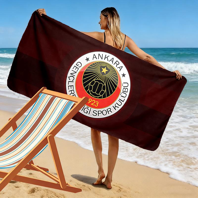 Gençlerbirliği SK Print Beach Towel, Large Soft Quick Dry Towel for Beach Camping Swimming