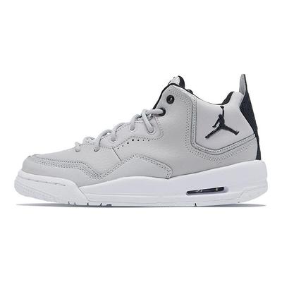 Air Courtside 23 GS Grey Fog Kinder Sneakers Donker-Rookgrijs Wit AR1002-002