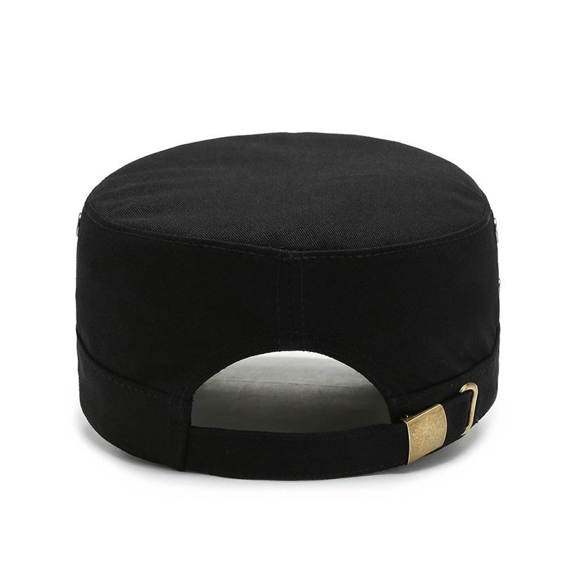 New Cap Spring and Autumn Visor Flat Top Military Hat Outdoor Travel Hat Sunscreen Hat Men