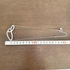 Used Good conditionSWAROVSKI Swarovski double oval necklace crystal silver color storage bag included