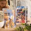 50sheets Kawaii Dreamy Journey Landscape Dual Material Sticker Book DIY Scrapbooking Decor Journal Aesthetics Stationery