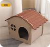 Multifunctional Semi Enclosed Wear Resistant Felt Cat Bed Cat Tunnel For All Seasons