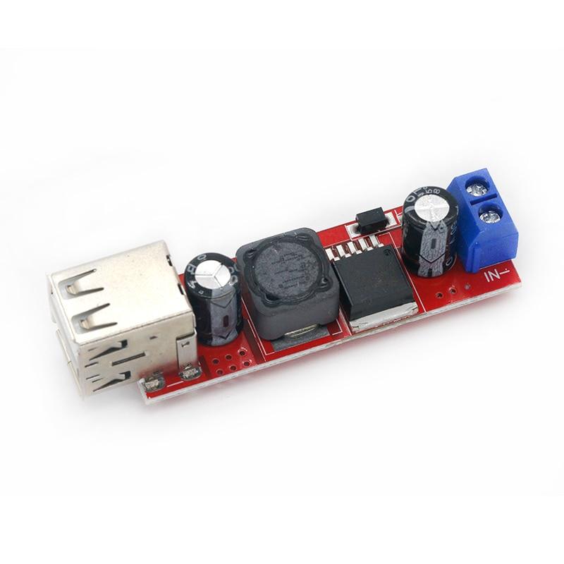 DC 6V-40V na 5V 3A dvojité USB nabíjení Modul DC-DC snižujícího převodníku pro nabíječku do auta LM2596 Dual USB