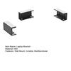 3Pcs/Set Wall Mount Invisible Plastic Bracket Laptop Holder Mounted On Table Back Keyboards