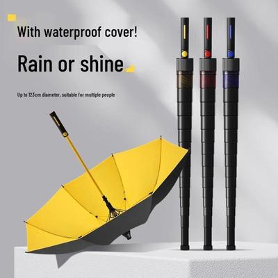 Wiatroodporny parasol golfowy z podwójną czaszą - Bardzo duży automatyczny wodoodporny parasol z rękawem dla dwóch osób
