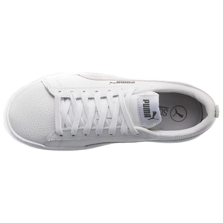 New PUMA Smash Platform Low 'White' Women's 366487-06