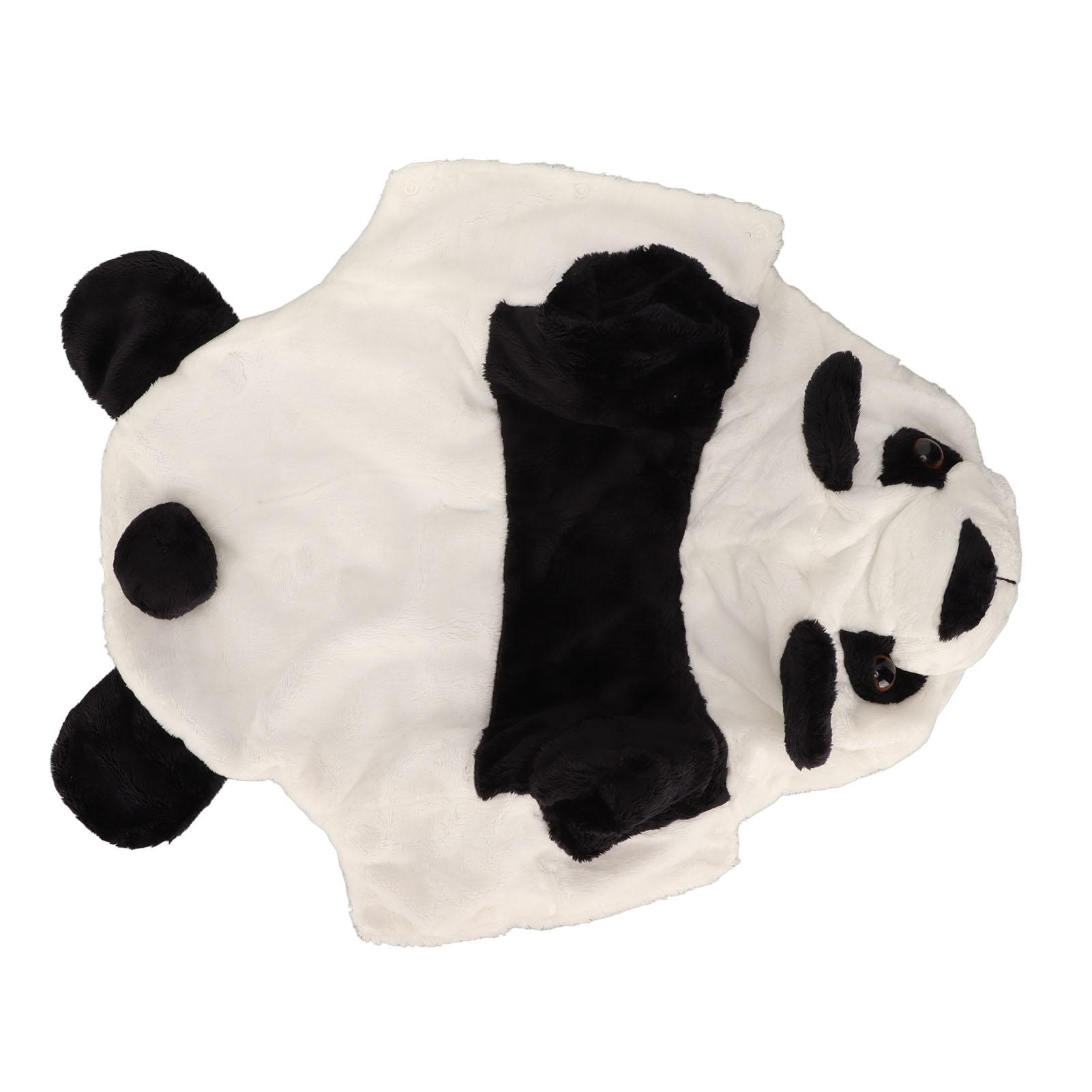 

Panda Dog Clothes Hair Protection Anti Sunburn Warm Keeping Cute Dog Hoodie Autumn Winter Pet Clothing for Halloween S белый