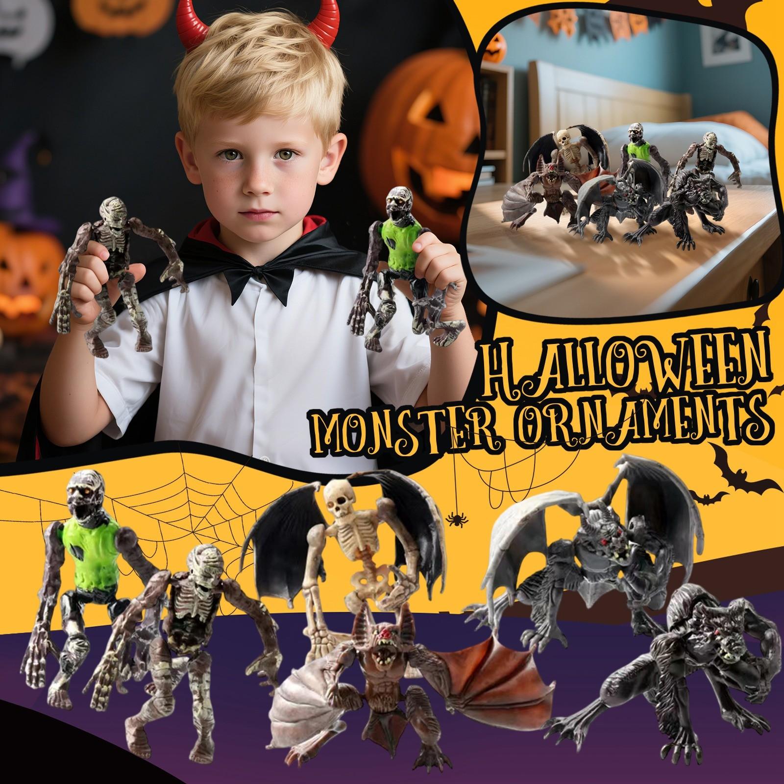 

6 шт. Фигурка куклы ужасов, Модель, Фигурка игрушка в стоячей позе, Детский подарок One Size