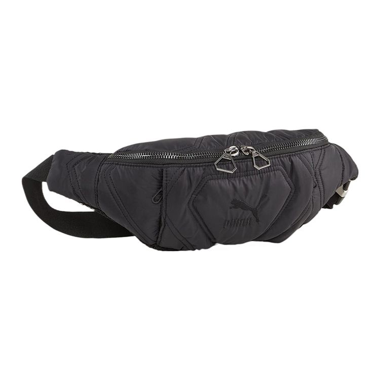 Puma Luxe Sport Series Fashion Nylon Crossbody Waist Bag Unisex bags Black 09002701 Black