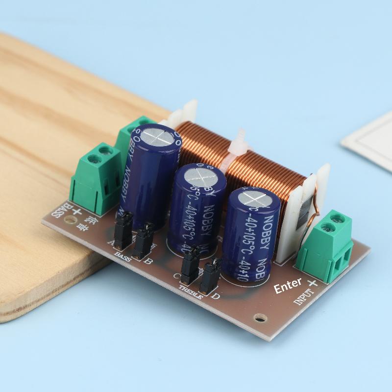 400W Audio Lautsprecher Frequenzweiche 2 Kanal Crossover Filter Modul Einstellbar Full Range Höhen Bässe Schweißfrei