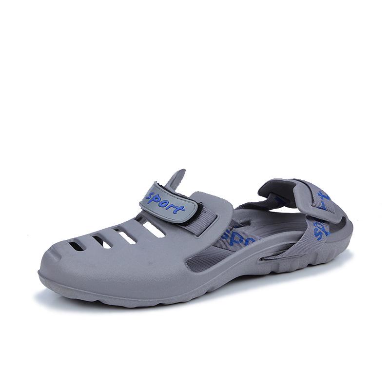 Summer Beach Water Sandals Students Outdoor Waterproof Slippers Solid Lightweight Breathable Sport Aqua Shoes Men Big Size 39-45