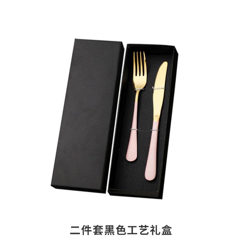 Stainless Steel Knife, Fork and Spoon Western Food Steak Knife Fruit Fork Steak Tableware Dessert Fork Jieyang