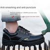 Labor Insurance Shoes for Men and Women, Anti-smashing and Anti-piercing, Lightweight, Breathable and Wear-resistant Work Shoes