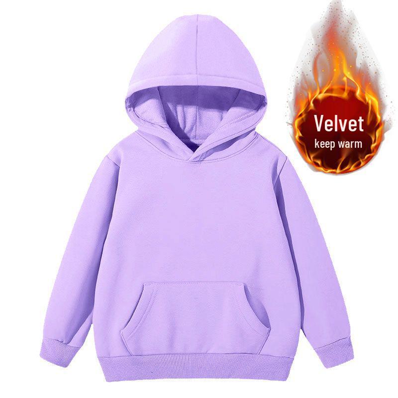 Kinder Kapuzensweatshirt: Individuelles Logo, Schul- und Teamuniform, reine Baumwollmischung für Jungen und Mädchen