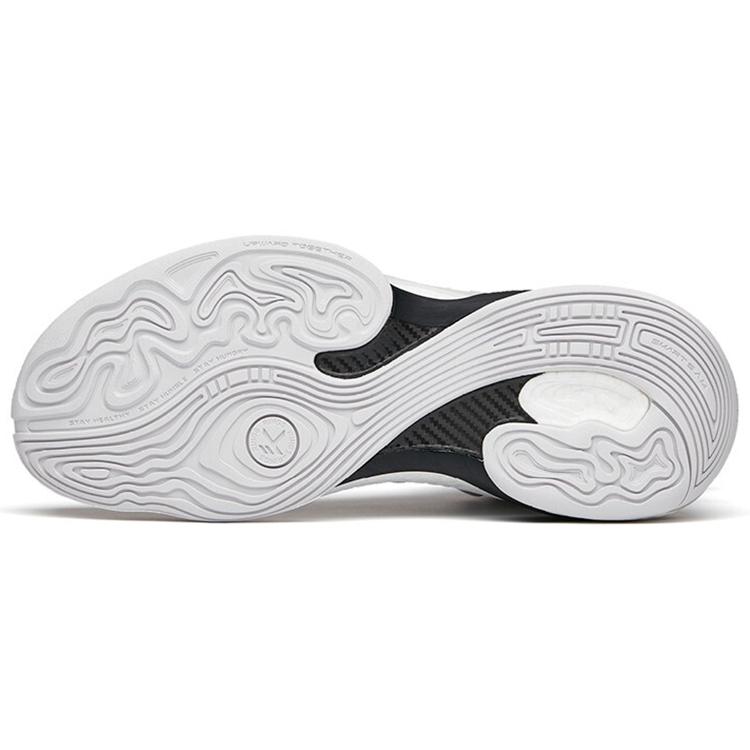 New Anta KT7 KT ROCCO Cushioning Support High Top Performance Basketball Shoes Men's Gray White 112141101-5